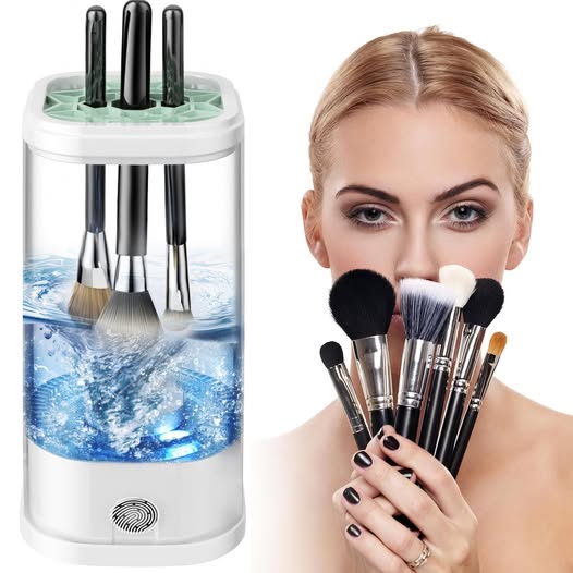 Electric Makeup Brush Cleaner, Dryer, Storage