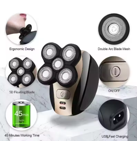 Men's 5-in-1 Bald Head Shaver