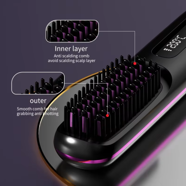 Portable Wireless Hair Straightener (USB Charged)